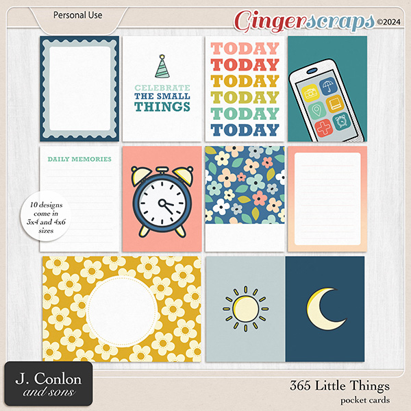 365 Little Things Pocket Cards by J. Conlon and Sons