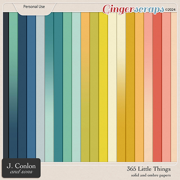365 Little Things Solid Papers by J. Conlon and Sons