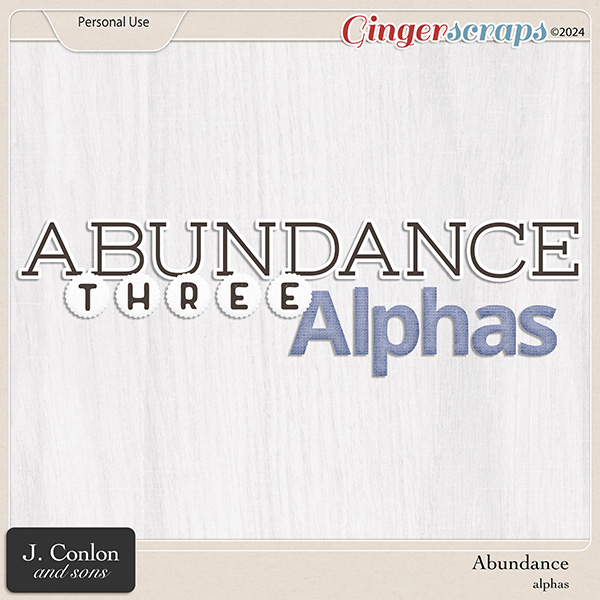 Abundance Alpha by J. Conlon and Sons