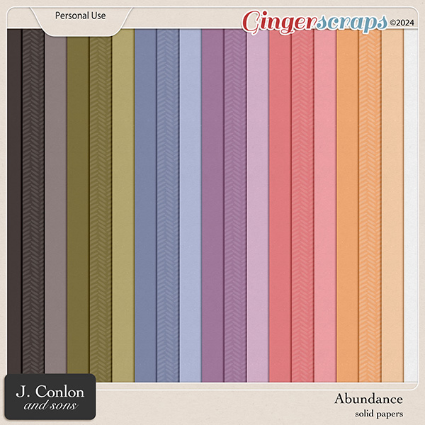 Abundance Solid Papers by J. Conlon and Sons