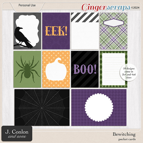 Bewitching Pocket Cards by J. Conlon and Sons