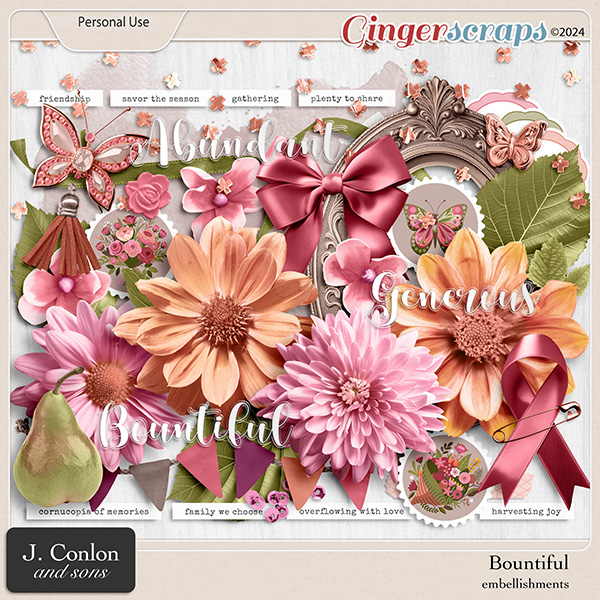 Bountiful Embellishments by J. Conlon and Sons