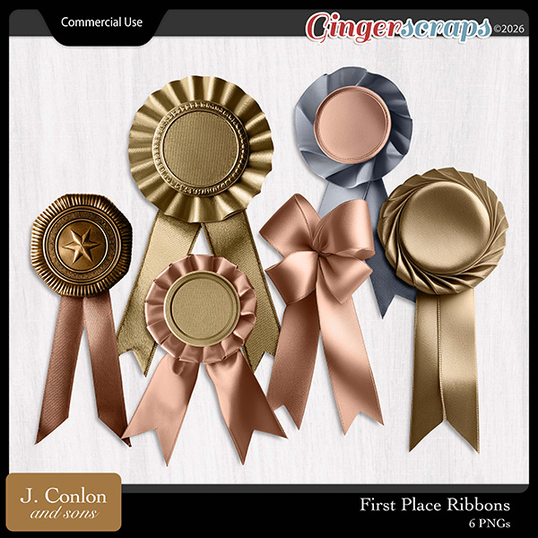 First Place Ribbons CU by J. Conlon and Sons