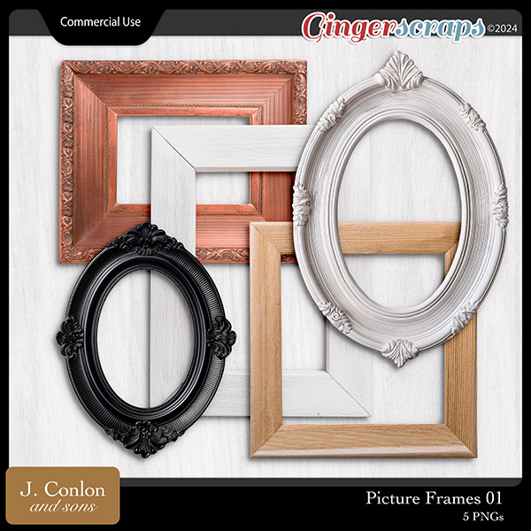Frames 01 CU Embellishments by J. Conlon and Sons