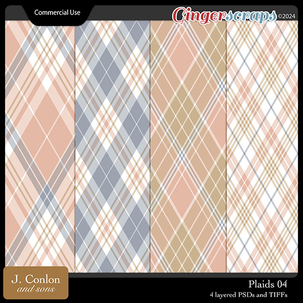 Plaids 04 CU Patterns by J. Conlon and Sons