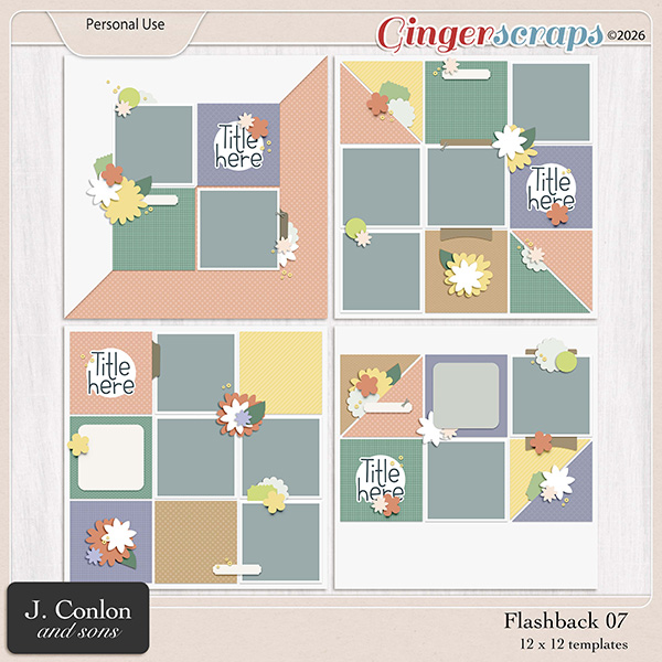 Flashback 07 Template Pack by J. Conlon and Sons