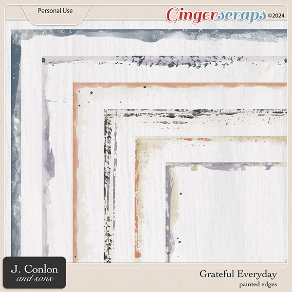Grateful Everyday Painted Edges by J. Conlon and Sons