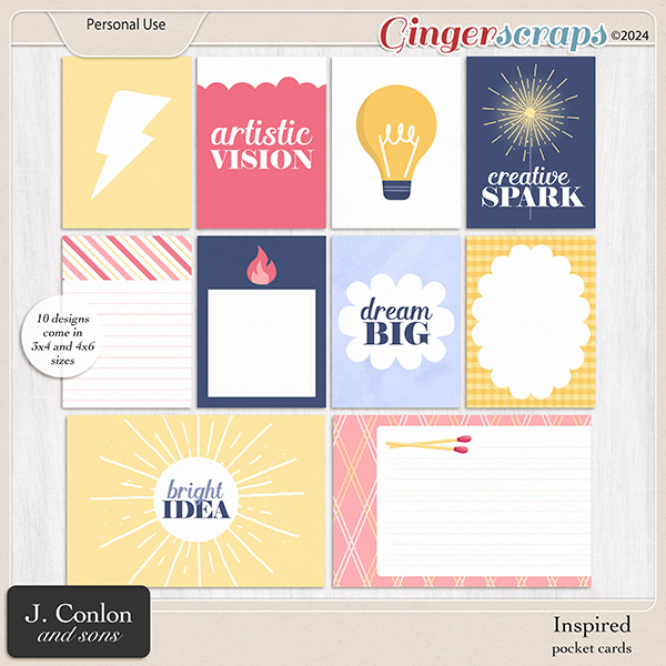 Inspired Pocket Cards by J. Conlon and Sons