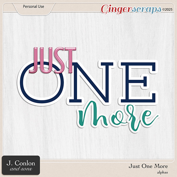Just One More Alphas by J. Conlon and Sons