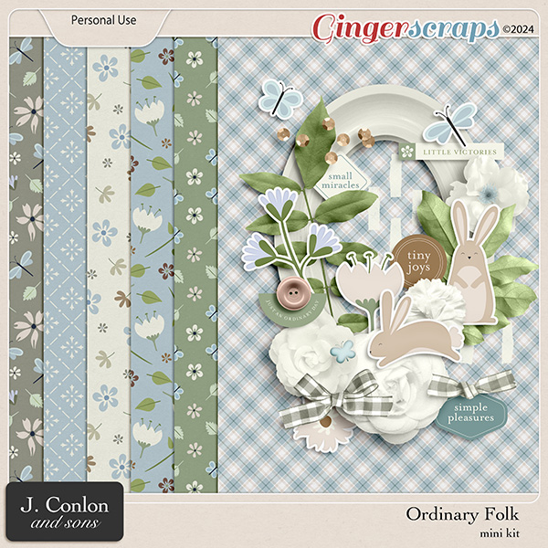 Ordinary Folks Mini Kit by J. Conlon and Sons