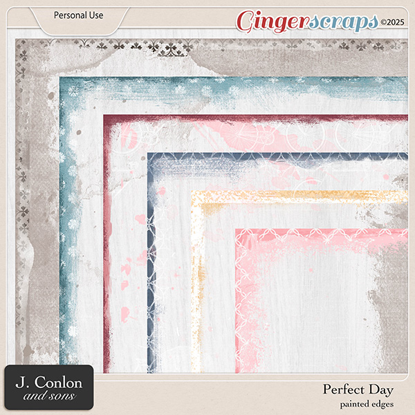Perfect Day Painted Edges by J. Conlon and Sons