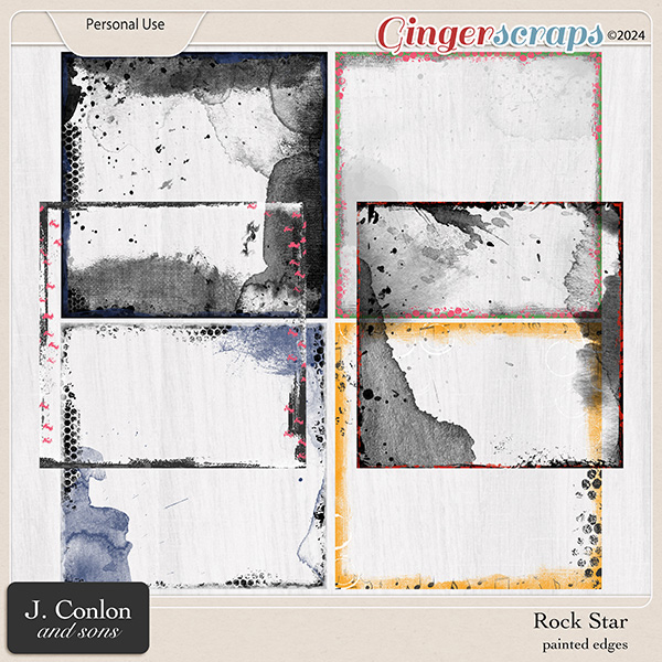 Rock Star Painted Edges by J. Conlon and Sons