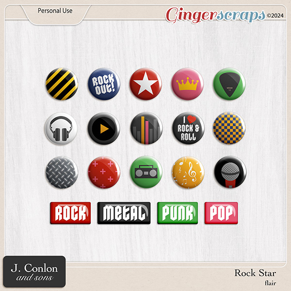 Rock Star Flair by J. Conlon and Sons