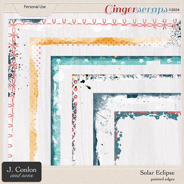 Solar Eclipse Painted Edges by J. Conlon and Sons
