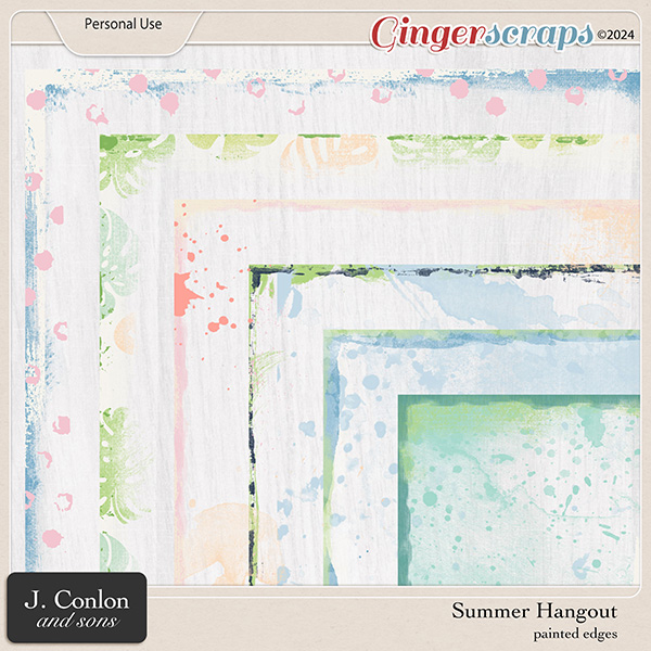 Summer Hangout Painted Edges by J. Conlon and Sons