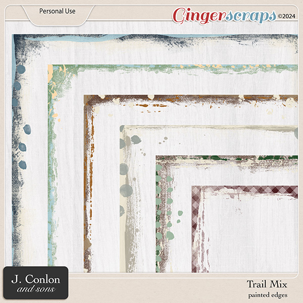 Trail Mix Painted Edges by J. Conlon and Sons