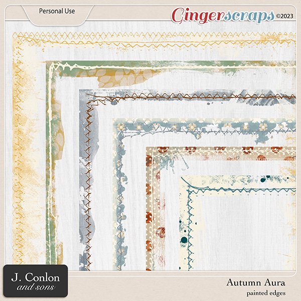 Autumn Aura Painted Edges by J. Conlon and Sons