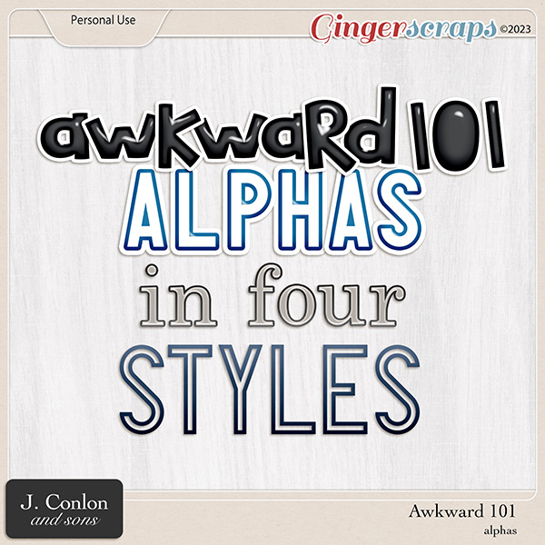 Awkward 101 Alphas by J. Conlon and Sons