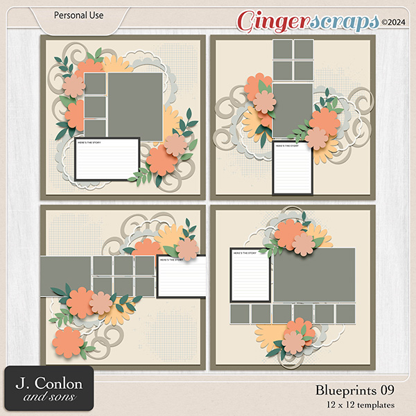 Blueprints 09 Template Pack by J. Conlon and Sons