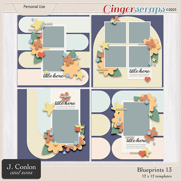 Blueprints 13 12 x 12 Templates by J. Conlon and Sons