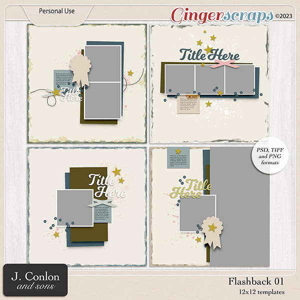 Flashback 01 Template Pack by J. Conlon and Sons