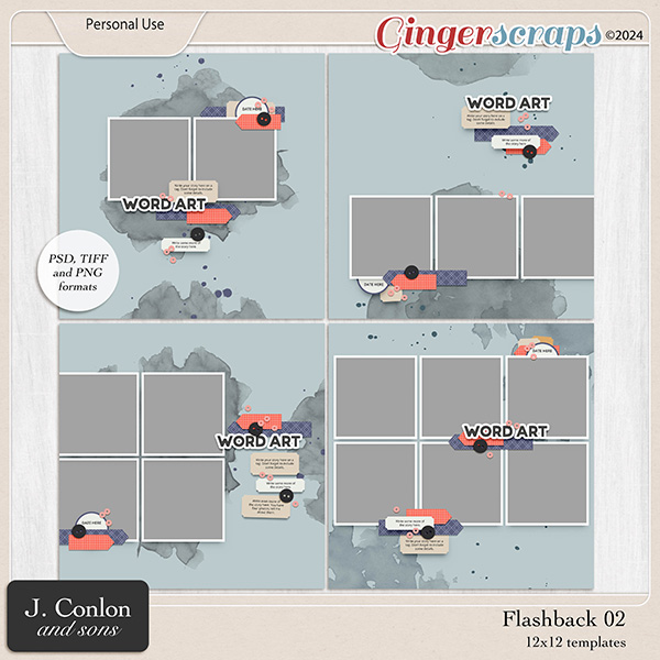 Flashback 02 Template Pack by J. Conlon and Sons