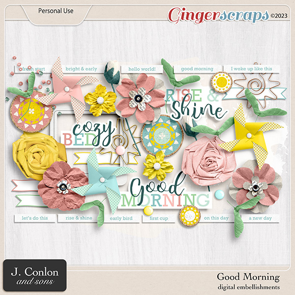 Good Morning | Digital Embellishments