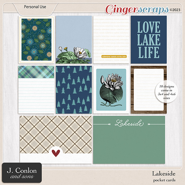 Lakeside Pocket Cards by J. Conlon and Sons