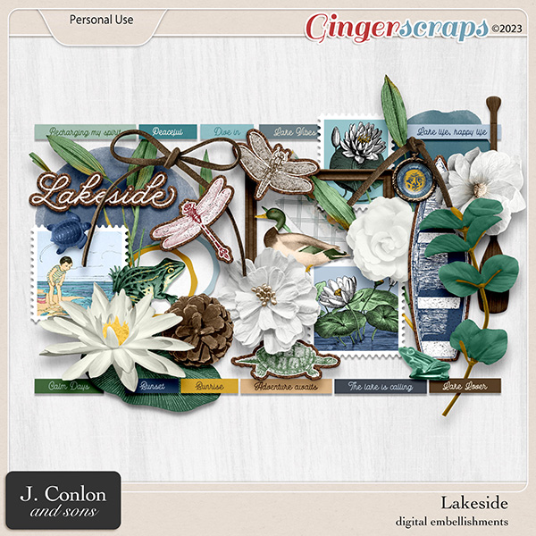 Lakeside Embellishments by J. Conlon and Sons