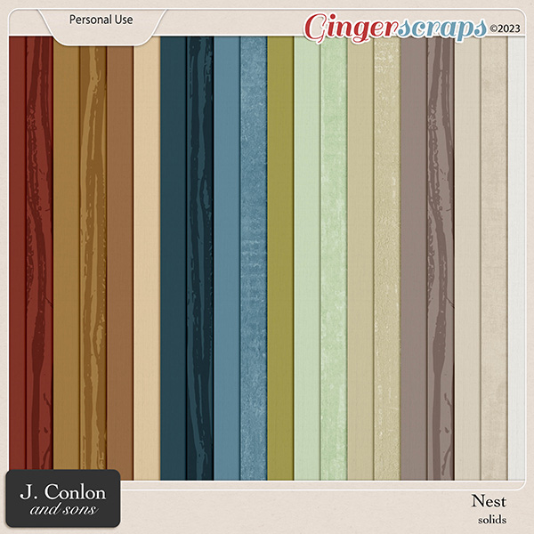 Nest Solid Papers by J. Conlon and Sons
