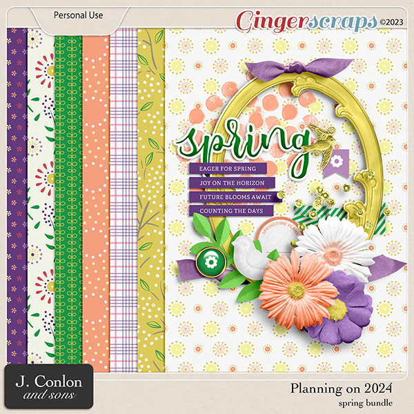 Planning on 2024 Spring Mini Kit by J. Conlon and Sons