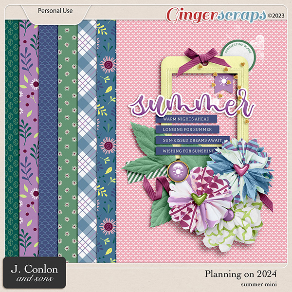 Planning on 2024 Summer Mini Kit by J. Conlon and Sons