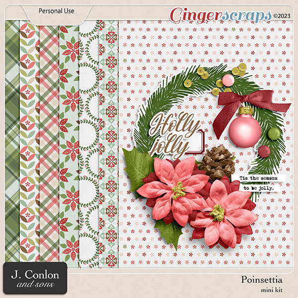 Poinsettia Mini Kit by J. Conlon and Sons
