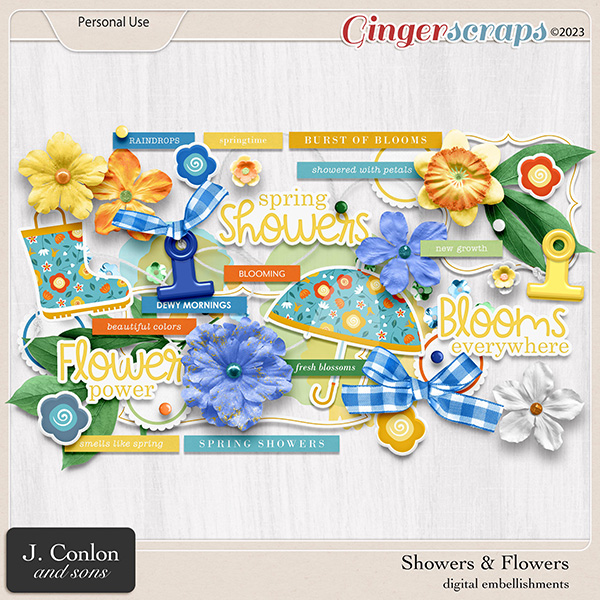 Showers & Flowers | Embellishments