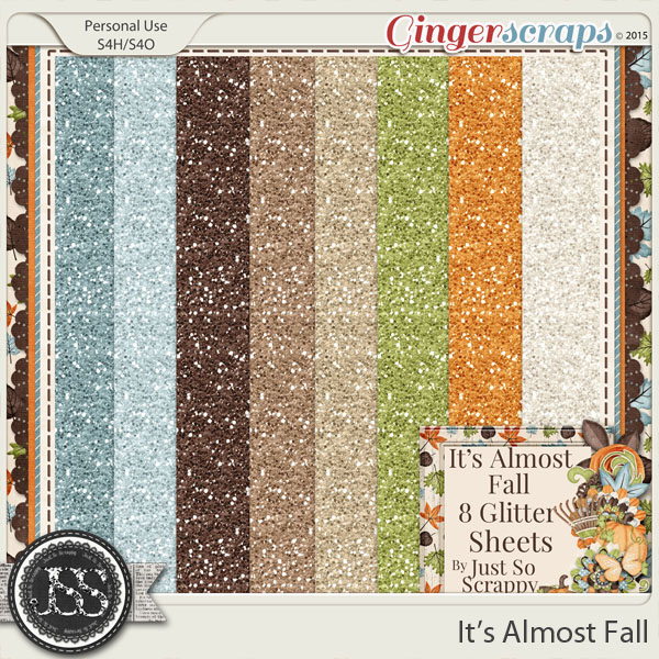It's Almost Fall Glitter Sheets