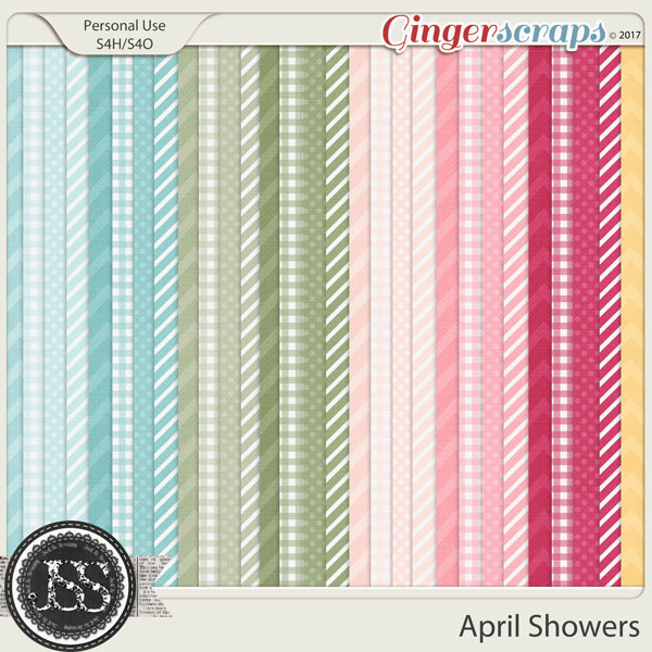 April Showers Pattern Papers