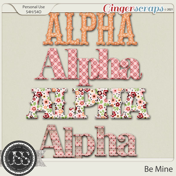 Be Mine Alphabets