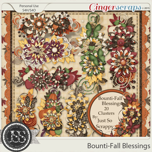 Bounti-Fall Blessings Clusters