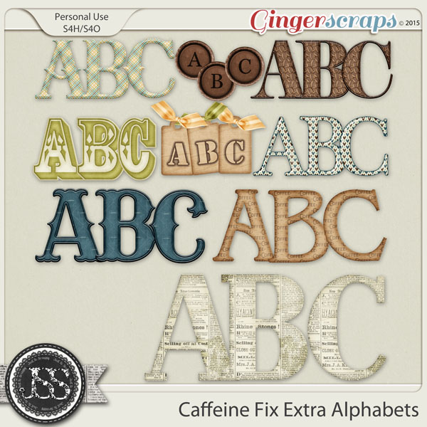 Caffeine Fix Alphabets