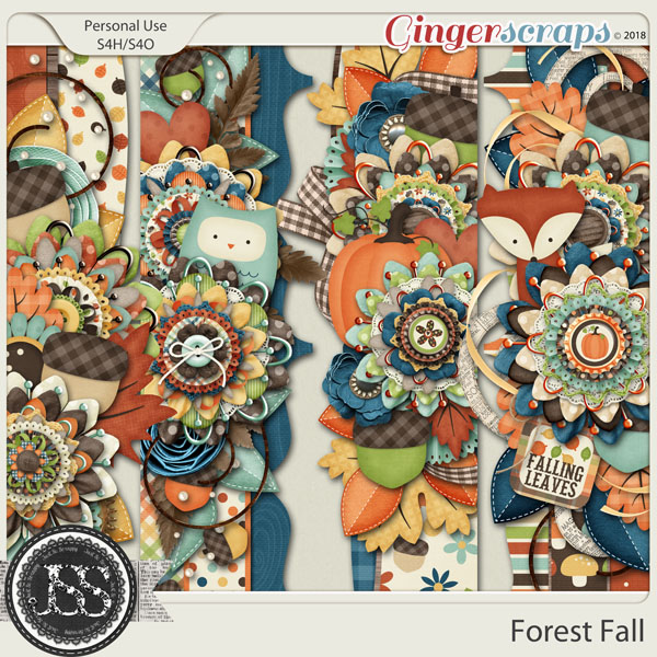 Forest Fall Page Borders