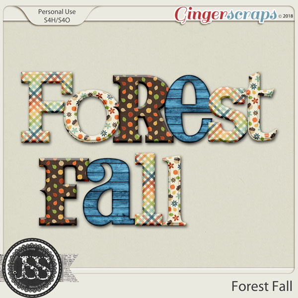 Forest Fall Alphabets