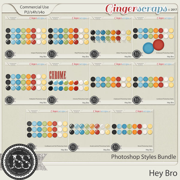 Hey Bro CU Photoshop Styles Bundle