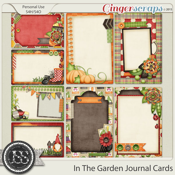 In The Garden Journal and Pocket Scrapbooking Cards