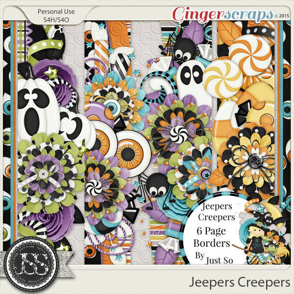 Jeepers Creepers Page Borders