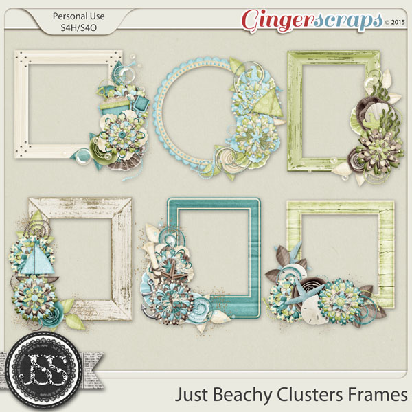 Just Beachy Cluster Frames