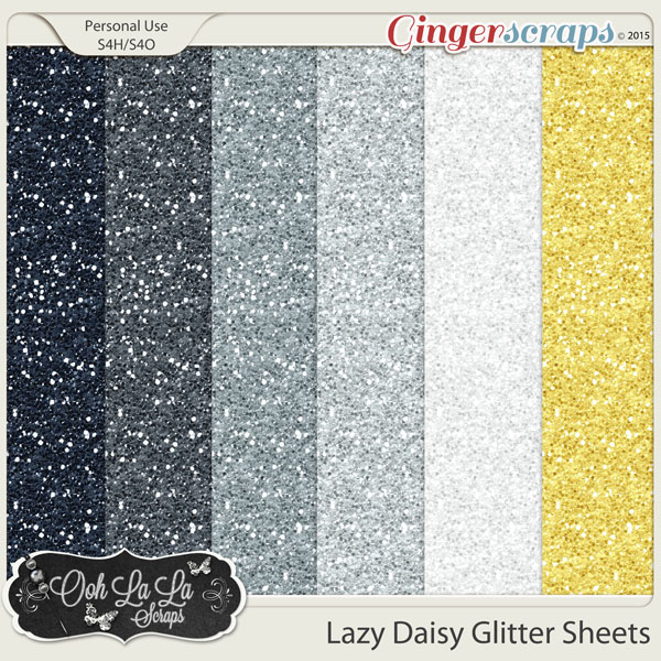 Lazy Daisy Gliltter Sheets