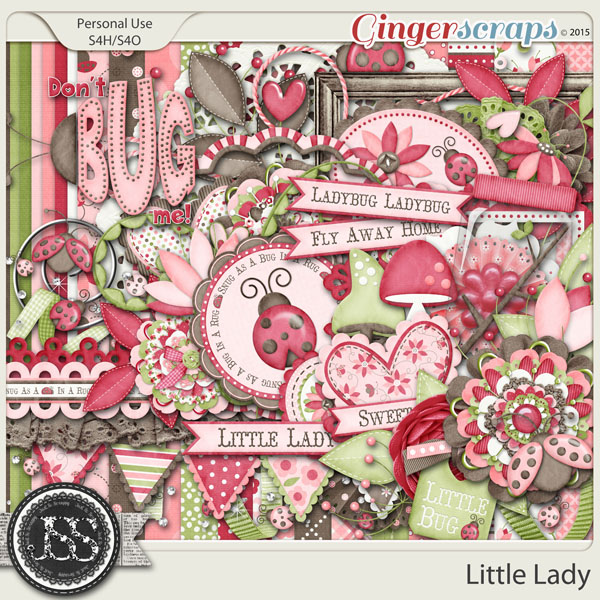 Little Lady Digital Scrapbooking Kit