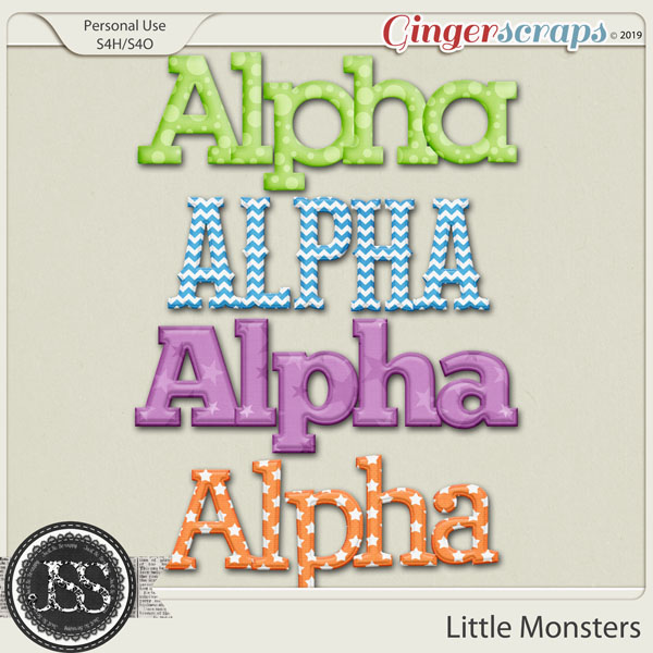 Little Monsters Alphabets