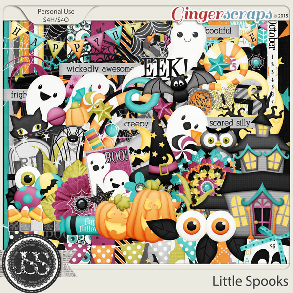 Little Spooks Digital Scrapbooking Kit