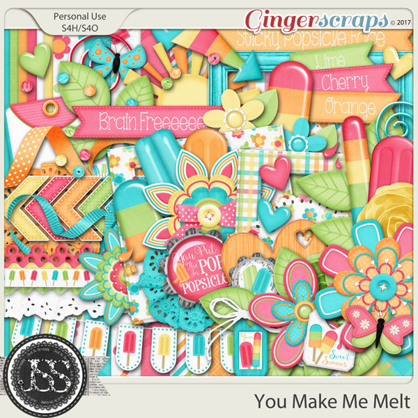 You Make Me Melt Digital Scrapbook Kit